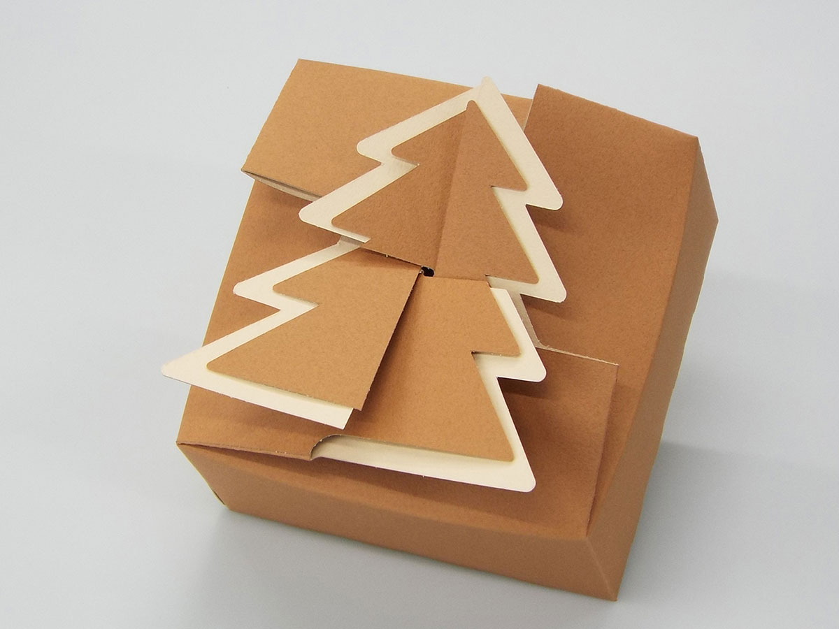 クリスマスツリー化粧箱ボックス03
