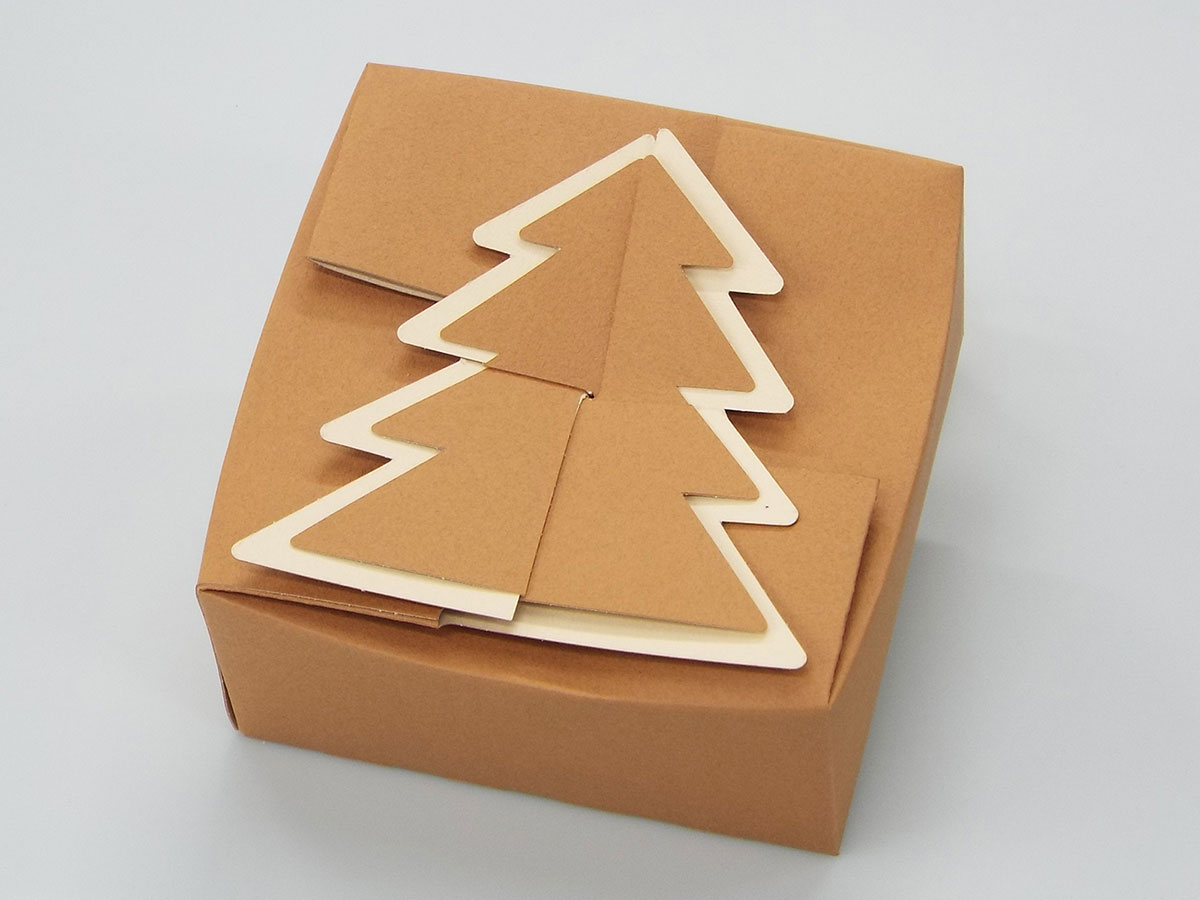 クリスマスツリー化粧箱ボックス07