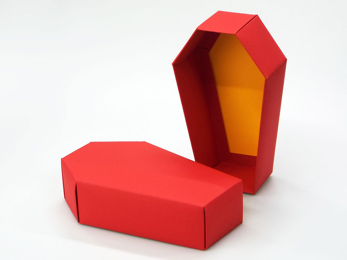 ハロウィン 吸血鬼 お墓化粧箱ボックスパッケージ03