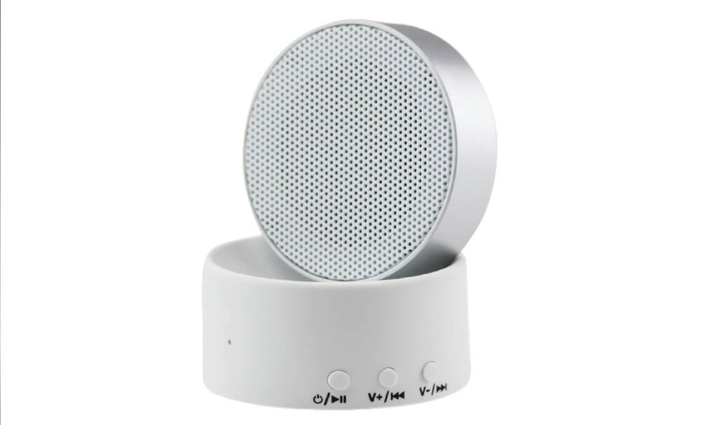 商品パッケージのデザイン事例、ホワイトノイズスピーカー ワイヤスレス