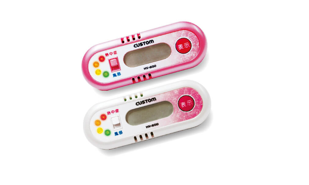 商品パッケージのデザイン事例、携帯用湿度チェッカー