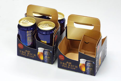 箱の紙箱家さんの飲料輸送箱