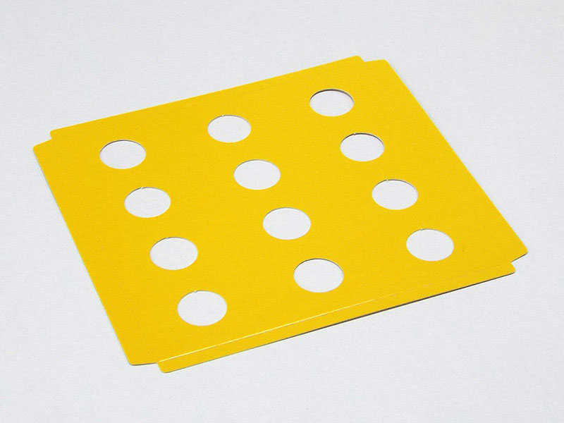 チューブ容器商品のカウンター什器組み立て01イメージ