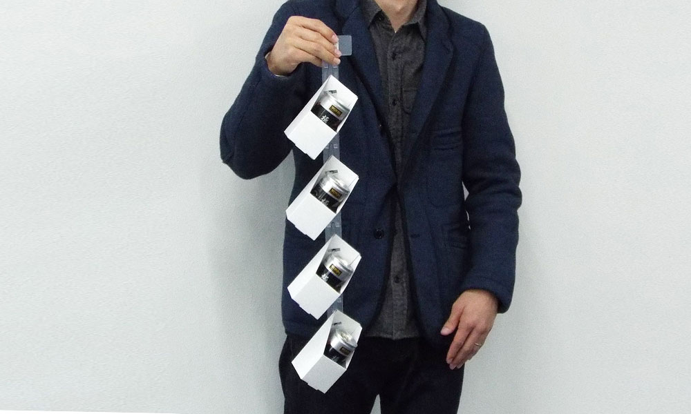 吊り下げレールボックス什器01