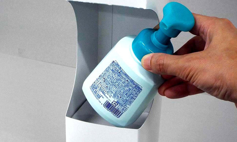 耐荷重用3段ポケット吊り下げ什器ミニ02