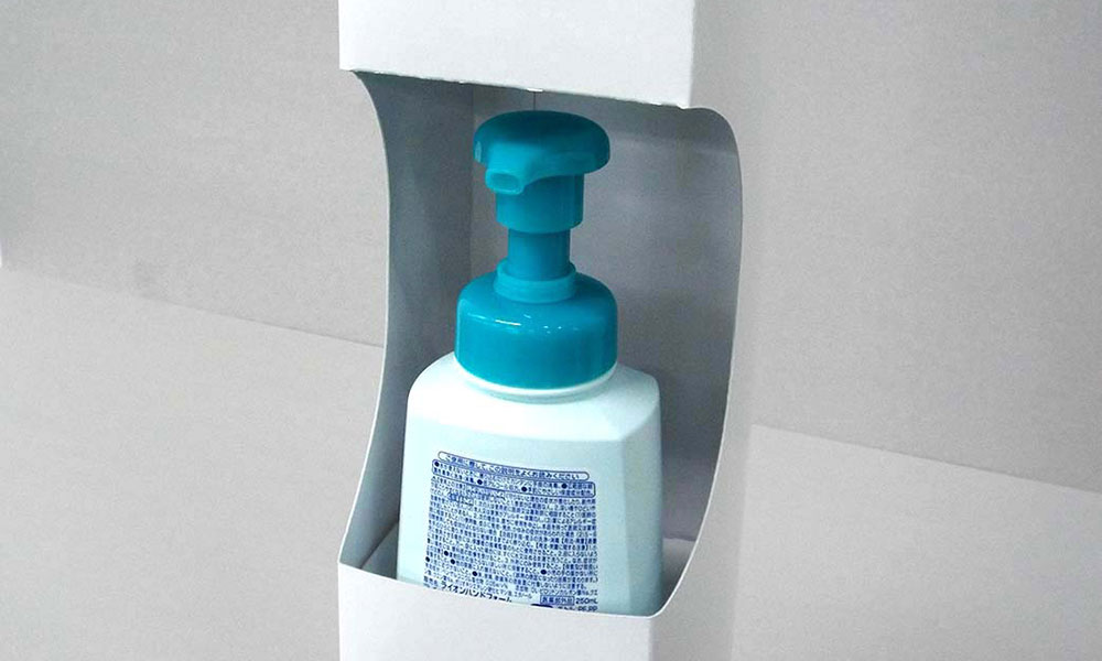 耐荷重用3段ポケット吊り下げ什器ミニ03