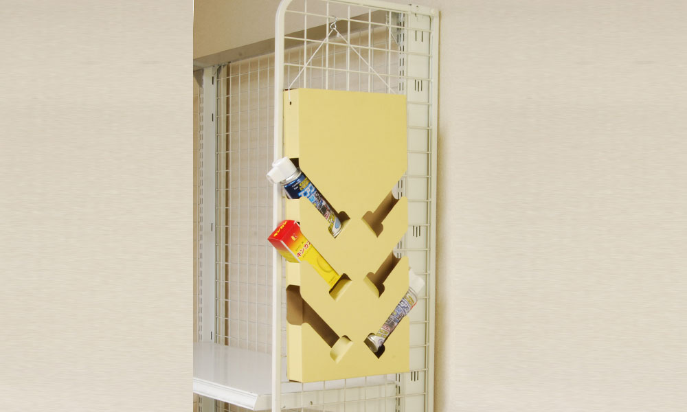 スプレー缶・ボトル吊り下げ什器